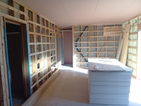 内部胴縁取付状況